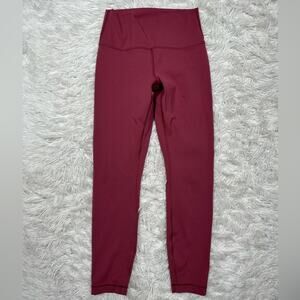 Lululemon Wunder Under Hi-Rise 7/8 Tight Full-On Luxtreme 25" Misty Merlot Sz 6